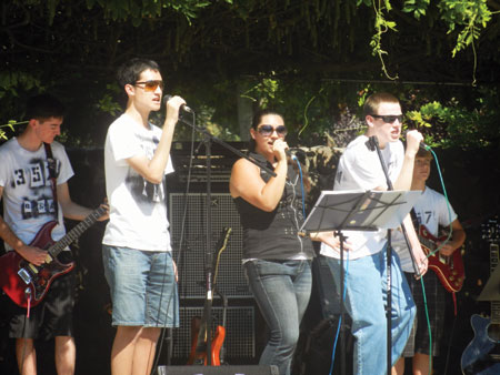 Boy Scout band The 357's @ the Central Park Pavilion