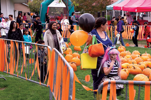 Creatures and Characters Come Out for Children's Halloween Party