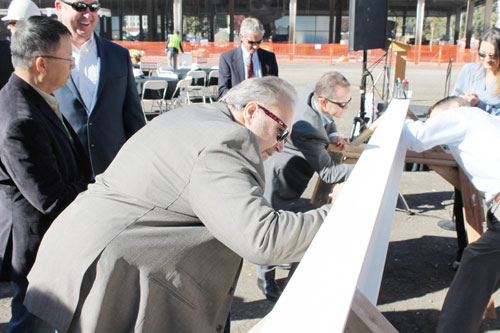 Santa Clara Square Celebrates Pending Development with Topping Off Ceremony