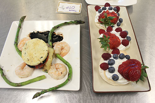 Polenta and Meringues Prepared for Mission College's First Annual Culinary Competition