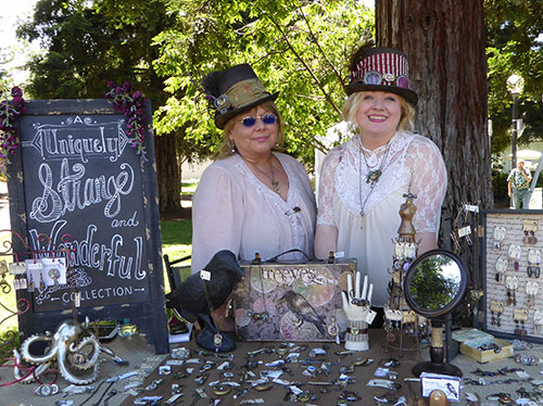 Summer Art Fair in Triton Museum Sculpture Garden